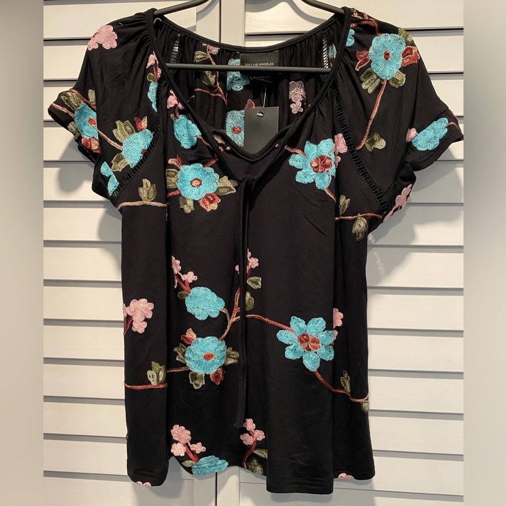 LIV Los Angeles Floral Top M